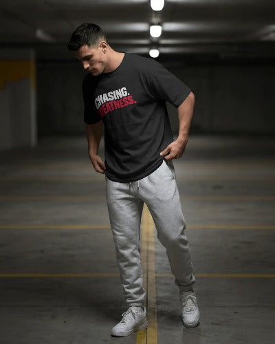 Unisex Basic T-Shirt of ' Chasing Greatness '